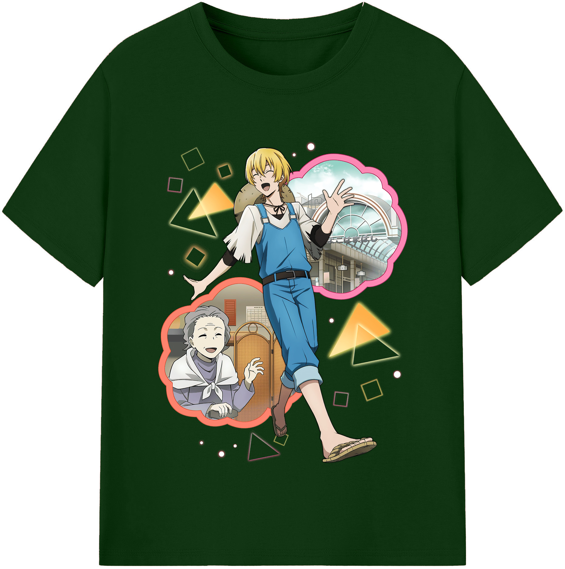 （画像用） 文豪ストレイドッグス Bungo Stray Dogs 綿100％半袖Tシャツ（フロントプリント）